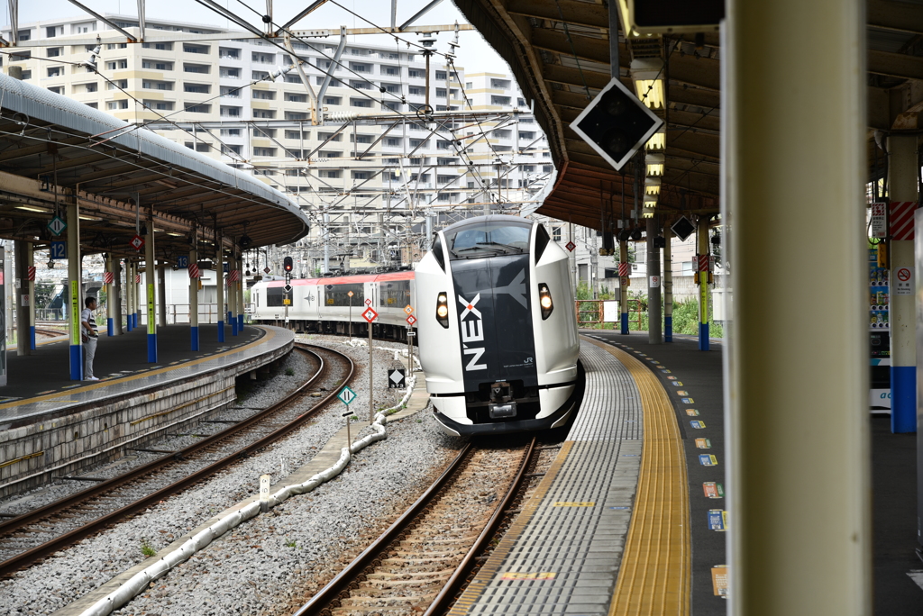 大船駅にて