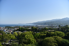 小田原城天守閣からの眺め