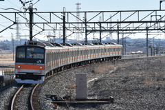 武蔵野線　吉川駅にて