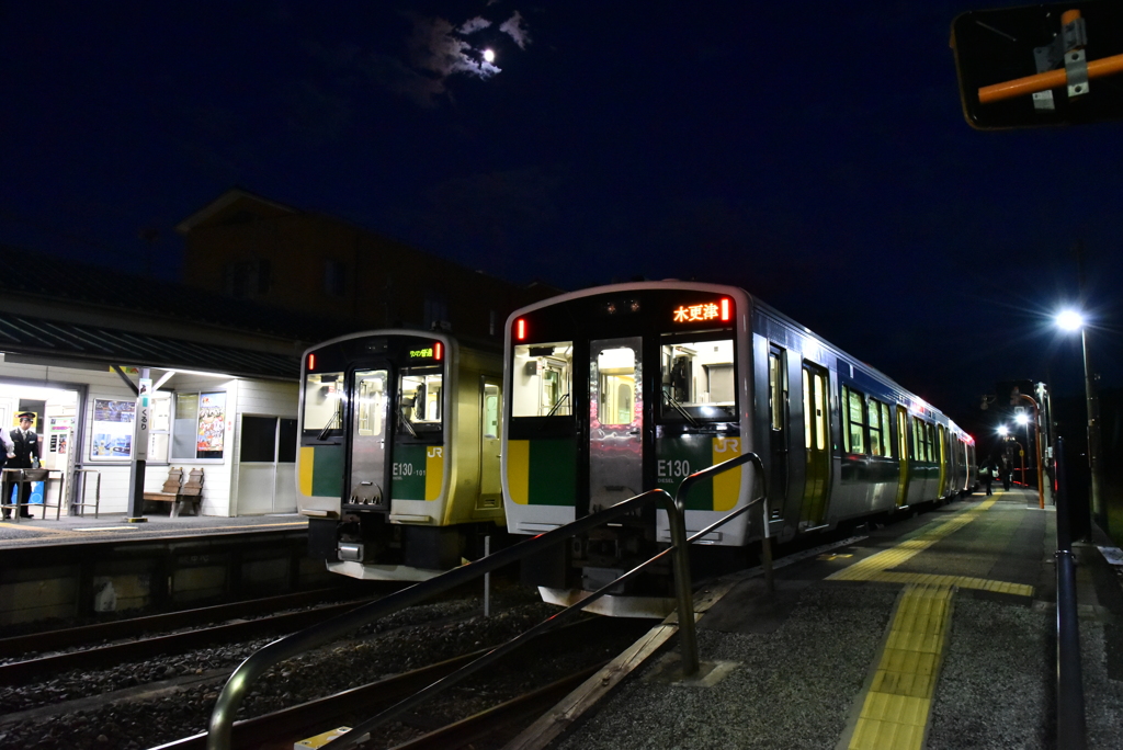 久留里駅にて　1