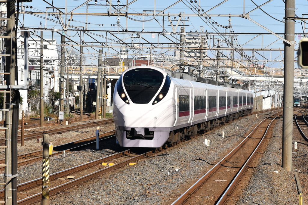 ひたち　馬橋駅にて
