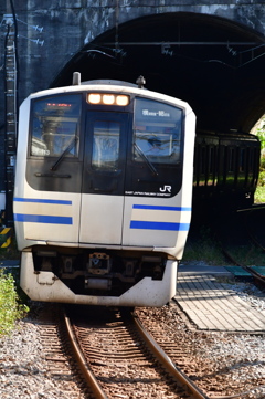 横須賀駅にて