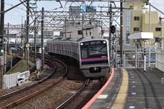京成　関屋駅にて
