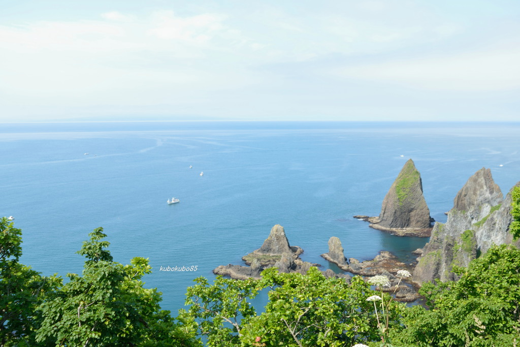 北海道　室蘭　海の風景