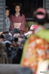 八坂神社節分祭　舞踊奉納 見学