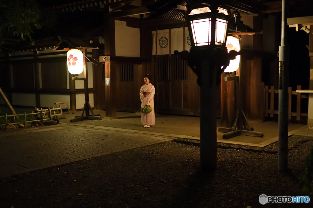 真夜中の神社