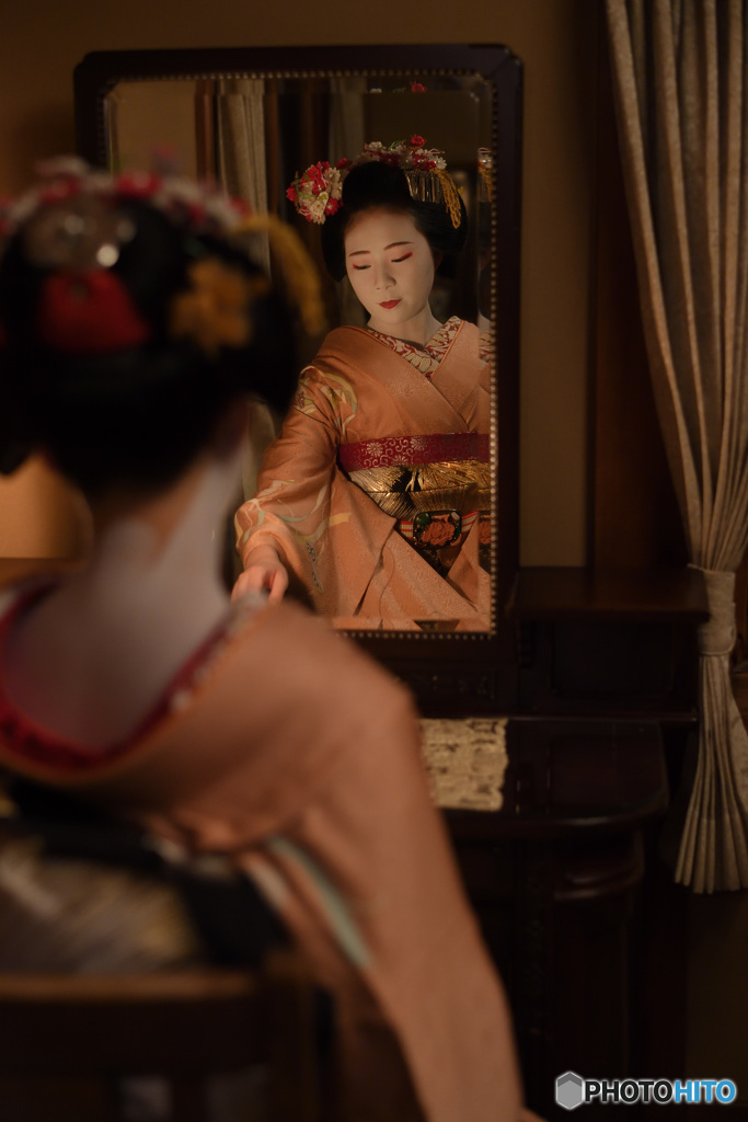 鏡の中