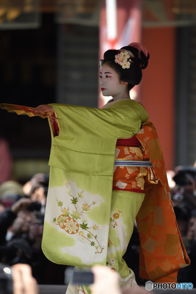 八坂神社節分祭　舞踊奉納