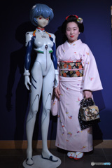 綾波レイとツーショット