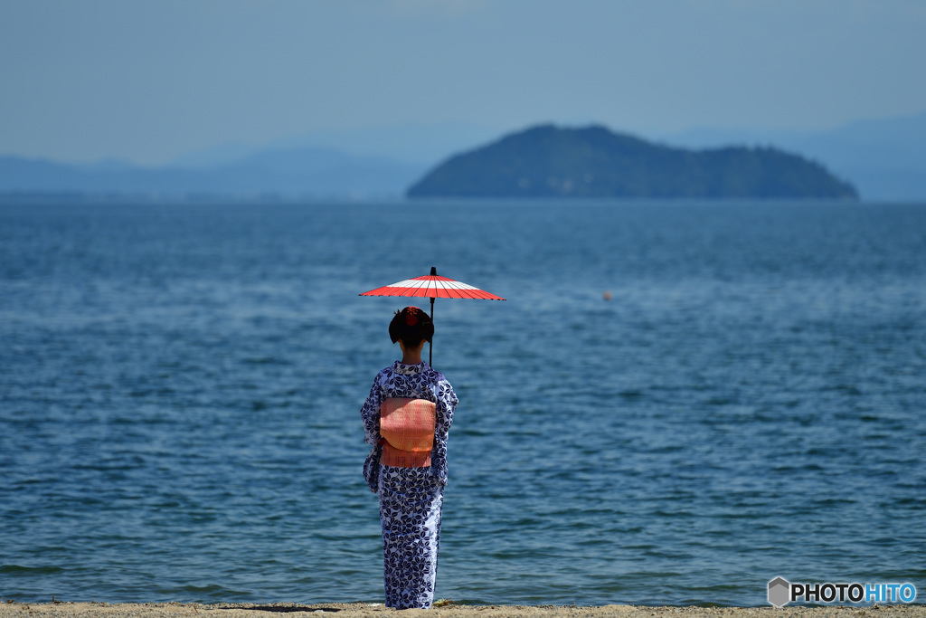 湖畔に