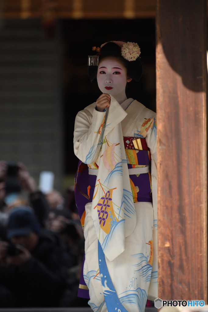 八坂神社節分祭　舞踊奉納