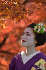 眺めて