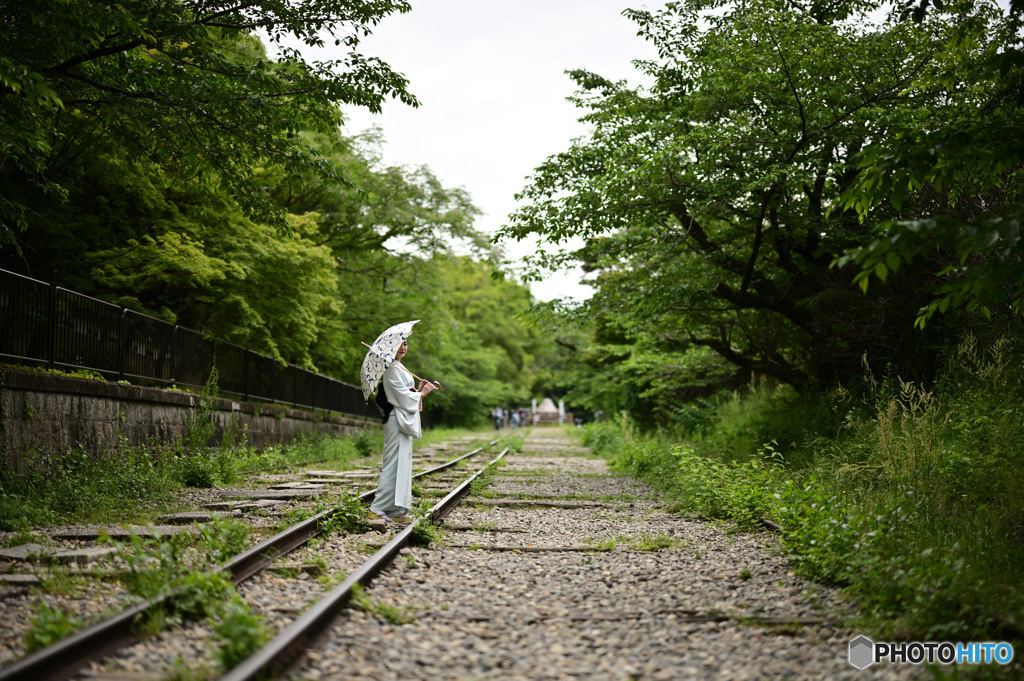 インクラインの跡地にて