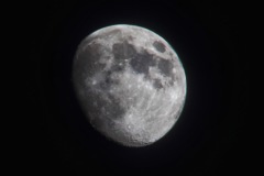 久しぶりの月