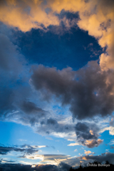 雨上がりの夕方