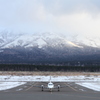 利尻富士とSAAB340B