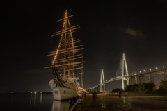 夕暮れの海王丸Ⅱ