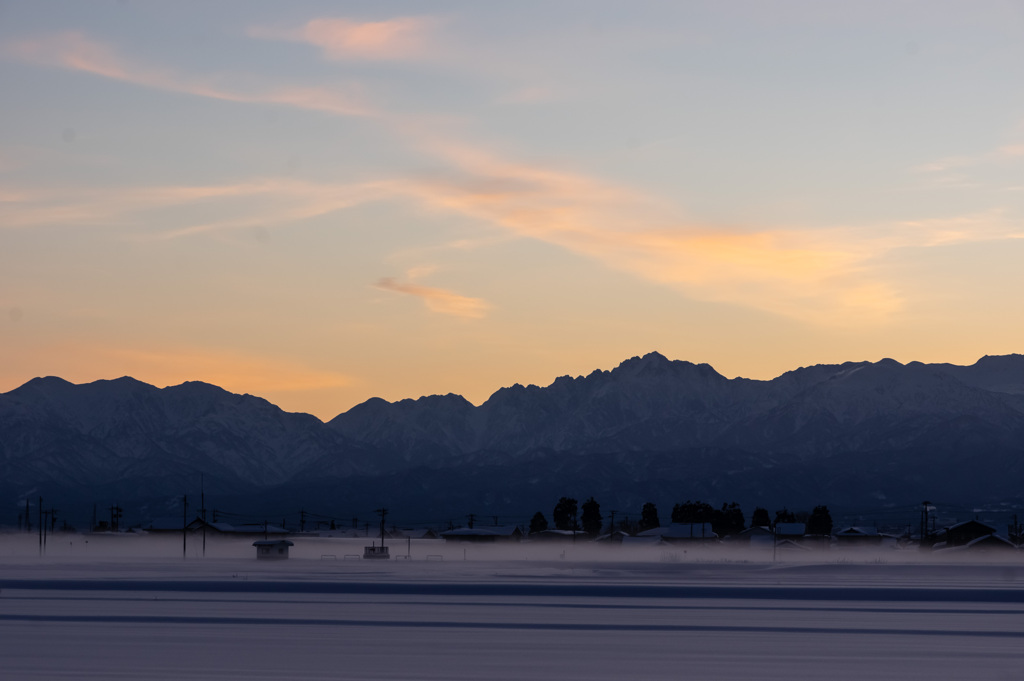 剱岳・朝焼け