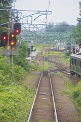 車窓、もうすぐ二本木駅