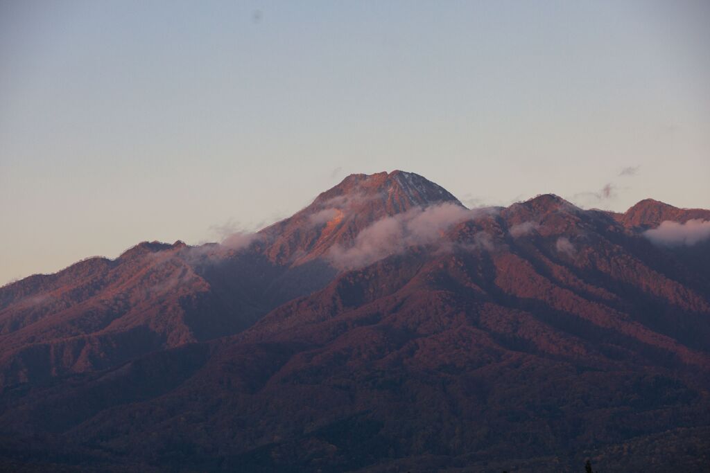 妙高山、モルゲンロート