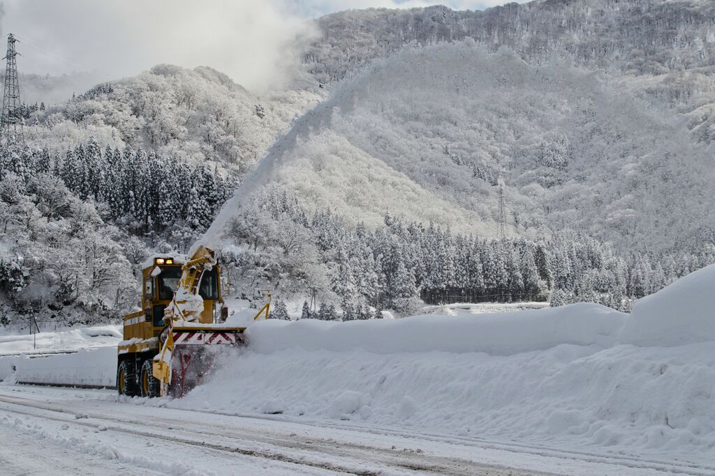 除雪作業