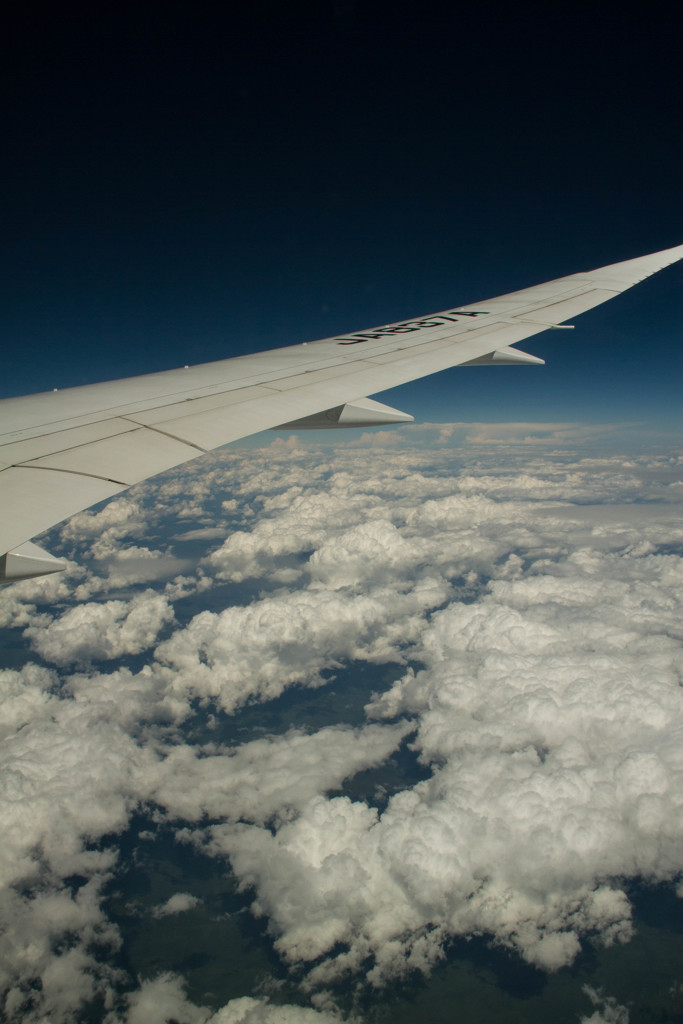 機内よりの雲海