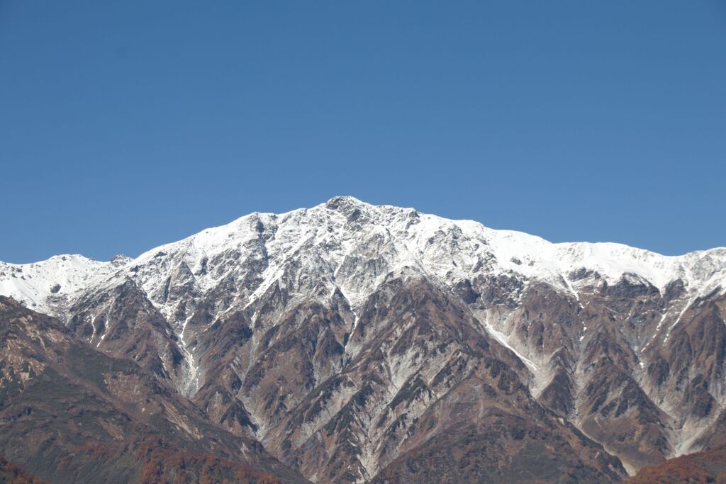 冠雪の白馬岳