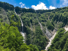 ハンノキ滝とソーメン滝