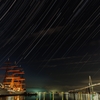 快晴の日は星空