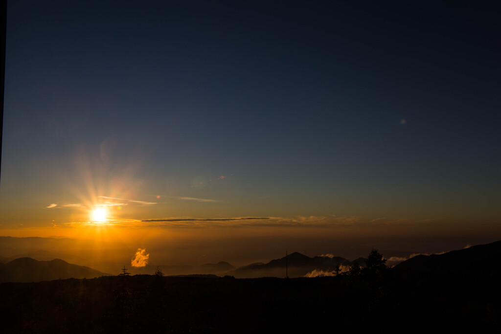 立山よりの夕日