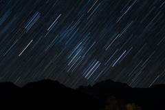 剣岳と星空３