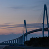 つかの間の剱岳と大橋