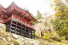 阿弥陀山清水寺の紅葉８