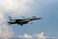 米軍との合同訓練の日(F-15着陸)２
