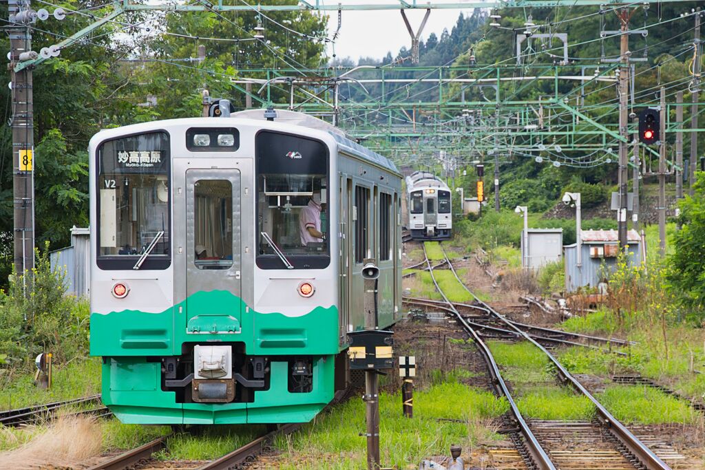 列車到着２