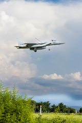 米軍との合同訓練の日(F-15着陸)１