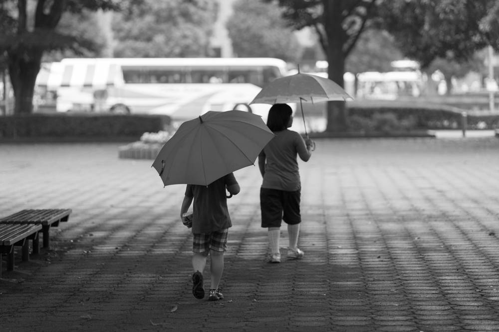 雨の日のおつかい