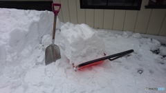 雪国の生活、屋根の雪おろし