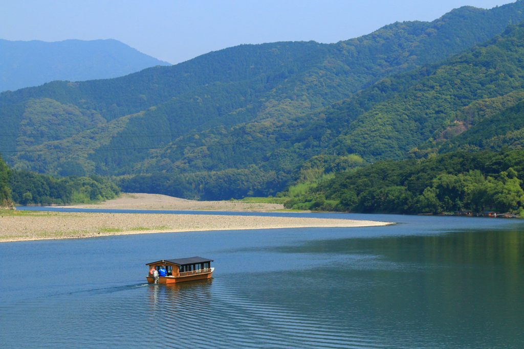 四万十川を