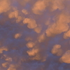 焼けた雲