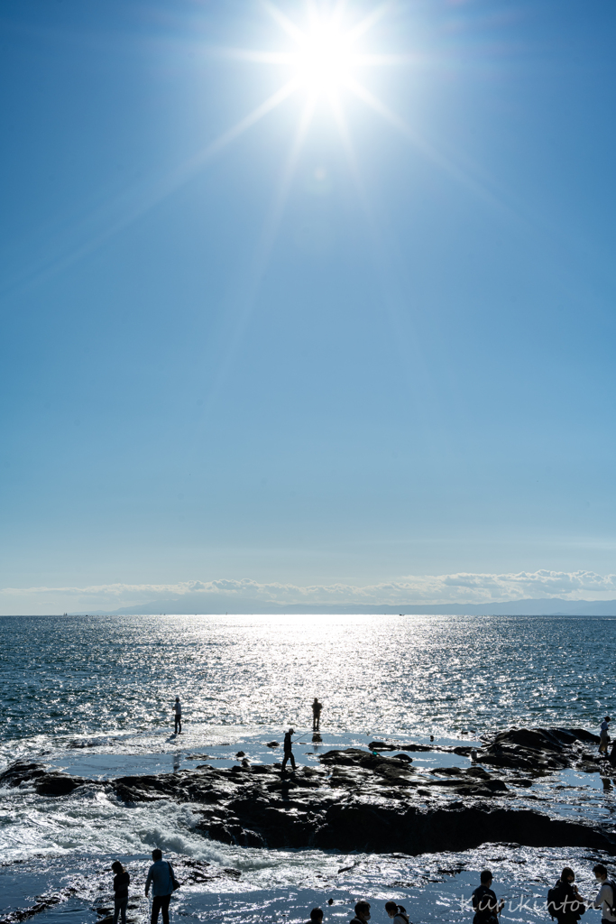 江ノ島の海