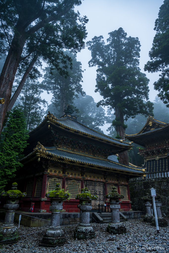 小雨の日光