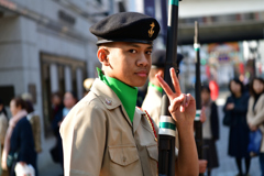 St.Patrick Day Paradeの少年