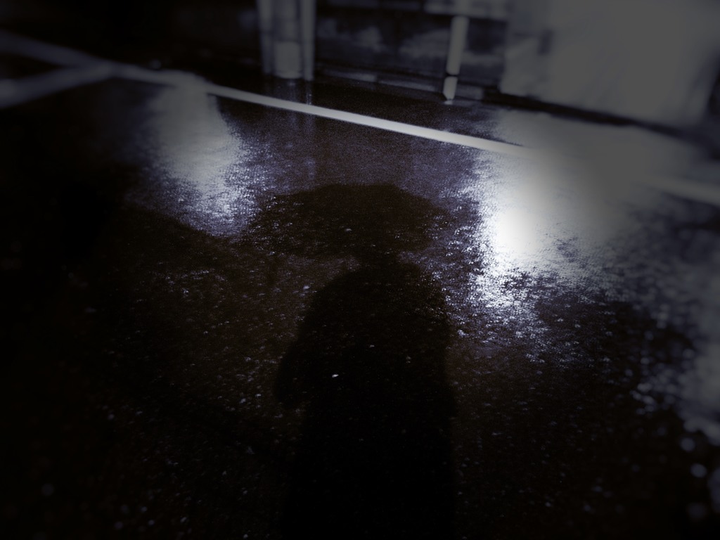 雨の影