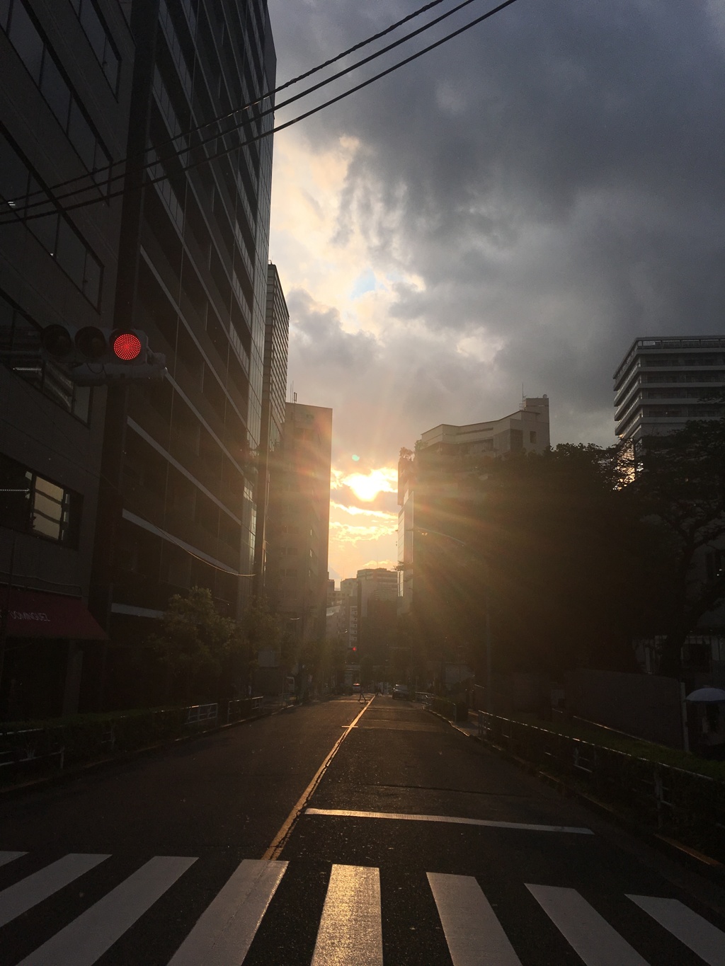 光射す道