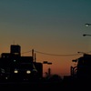 夕暮れシルエット