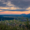 阿蘇の夕景