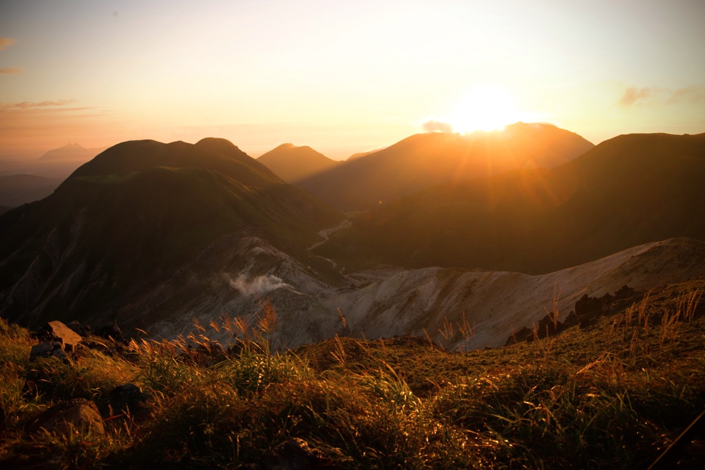 星生山の朝日
