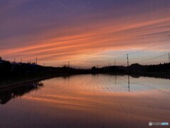 いつの間にか夕日が沈みかけて