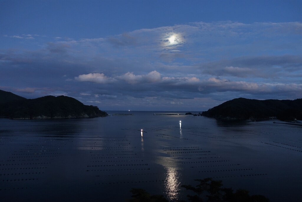 夕凪（大船渡湾）